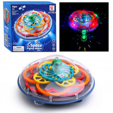 Летающая тарелка на батарейках, в коробке YJ388-69   