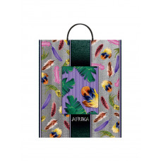 Пакет полиэтиленовый с пластиковой ручкой Перья 38х44 НФ-00000778