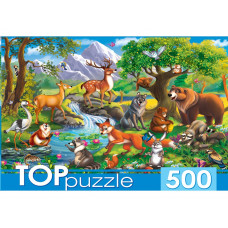 TOPpuzzle. ПАЗЛЫ 500 элементов. ХТП500-4129 ЛЕСНЫЕ ЖИВОТНЫЕ TOPpuzzle. ПАЗЛЫ 500 элементов. ХТП500-4129 ЛЕСНЫЕ ЖИВОТНЫЕ