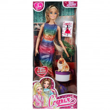 Кукла 29см София, руки и ноги сгиб., кор КАРАПУЗ 66001BOX-C31-S-BB (24)   