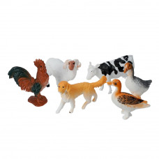 Пластизоль домашние животные 6 шт. в пак. ИГРАЕМ ВМЕСТЕ I859-H42191-R   