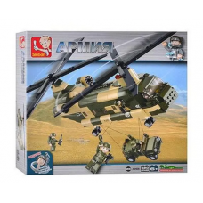 Конструктор Армия 38-0508 520 дет. в коробке   