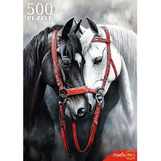 ПАЗЛЫ 500 элементов. ВЛЮБЛЕННЫЕ ЛОШАДИ (Арт. Ф500-8718)