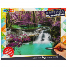 Картина по номерам 40х50 см зачарованный лес МУЛЬТИ АРТ CANV40-50-11  