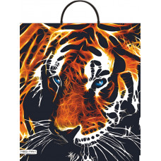 Пакет полиэтиленовый с пластиковой ручкой Тигр 38х44  НФ-00000783