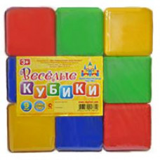 Веселые кубики 9 дет. /11  ПИ000006