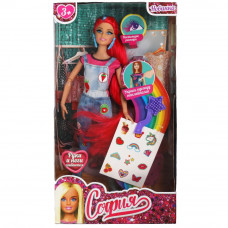 Кукла 29 см София, с акс, руки и ноги сгиб,с наклейками для одежды в кор КАРАПУЗ в кор.24шт 66534-21-S-BB