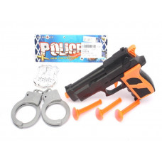 Пистолет с пулями-присосками, в наборе (16х2,2х10 см) (6 предм., в пакете) ( Арт. 2034296)