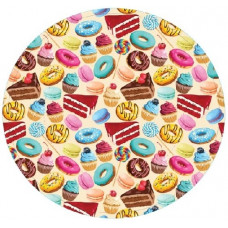 Тарелка бумажная Сладкий праздник  (17 см. 6 шт.) флоупак, ПФ 3  ФЛ-8259 Тарелка бумажная Сладкий праздник  (17 см. 6 шт.) флоупак, ПФ 3  ФЛ-8259