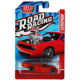 Машина металл ROAD RACING СУПЕРКАР 7,5 см, в ассорт, блист. Технопарк RR-7-23-28-R
