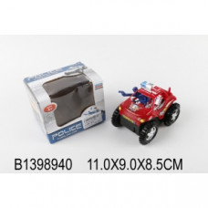 МАШИНА-ПЕРЕВЕРТЫШ НА БАТ. ПОЛИЦИЯ, ЦВЕТ В АССОРТ. 6288B В КОР. 11*9*8,5СМ в кор.2*96шт B1398940