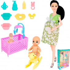 Кукла Miss Kapriz MKKQ145 Мой малыш с аксесс. в кор. FCJ0902090    