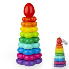 Пирамида «Цветочек» 30см. (11 элементов.) У1067   