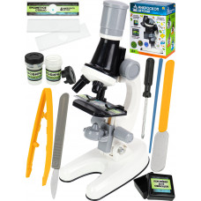 Микроскоп в наборе белый  