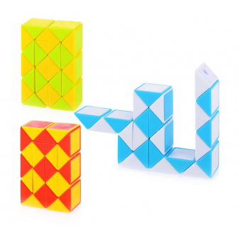 Головоломка для развития логики в виде прямоугольника, микс 4 цвета, в пакете 192  
