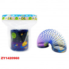 Пружинка B0518-38R Радуга в пак. ZY1420960   