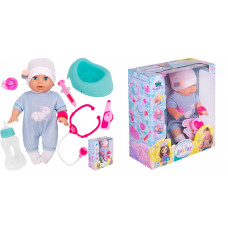 Пупс Miss Kapriz MK2435C-7 интерактивный с набором доктора, в кор. FCJ1237608   