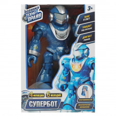 Робот на р/у супербот свет-звук, движение, кор.18,5*27*9,5см ТЕХНОДРАЙВ B2021728-R   