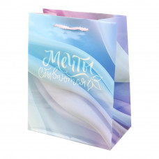 Пакет подарочный глянцевый м,мечты,140 гр/м2 ЧУДО ПРАЗДНИК PM-124673-DR   