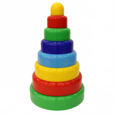 пирамидка 30/32см. 8 дет.