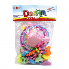 Набор резинок для девочек в/п 11,5*3*17,5 см ZY335353/DS14-812