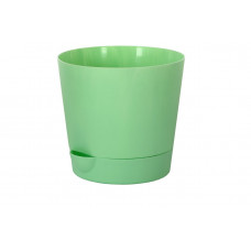 Горшок д/цв3,6л, мятный, с поддоном В0325