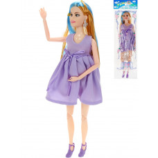 Беременная кукла (29см), в наборе с пупсом, микс, в пакете (Арт. 2164612)