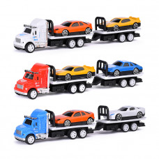 Автовоз (2 спортивные машинки) в пакете 995-11