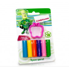 Набор для лепки Фиксики (круглый, 6 цв., трафарет, 50 г) FIX1502-010