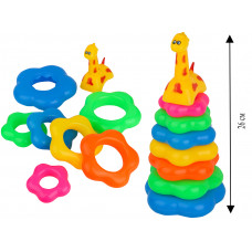Пирамидка (26 см, 7 колец) 