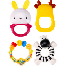 Погремушка 0+ (4 шт. в пакете)  (арт.ИК-0712)