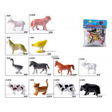 Животные в наборе (12 шт.) 16,5х20см, в пакете (арт. И-5633)   Животные в наборе (12 шт.) 16,5х20см, в пакете (арт. И-5633)