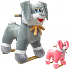 Качалка Зайчик плюш 980589 цвет в ассортименте   