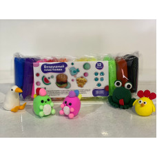 Воздушный пластилин 12 цветов