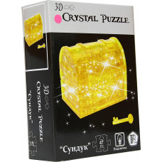 Пазлы 3D Сундук 48 дет. 9006А/32095T свет. в/к