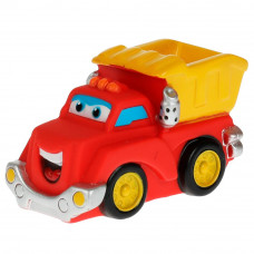 Игрушка пластизоль для ванны грузовичок сетка с хэнг-тэгом КАПИТОШКА 174R-PVC21