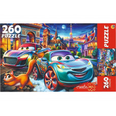 ПАЗЛЫ 260 элементов. МАШИНКИ В НОЧНОМ ПАРИЖЕ (арт. УК260-0241)