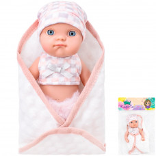 Пупс Miss Kapriz MK2308K-CC 20 см. в одеяльце в пак. FCJ0983470   