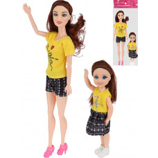 Кукла с ребенком в наборе, (28см) цвет микс  (арт. 2809944)