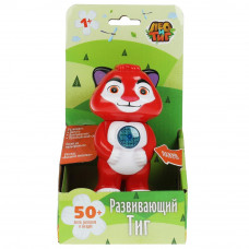 Фигурка тиг. 50 песен, загадок, рассказов, звуков. свет. ЛЕО и ТИГ в кор Умка в кор.72шт HT455-R