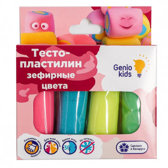 Набор для детской лепки «Тесто-пластилин 4 цвета. Маршмеллоу цвета» TA1088V