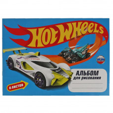 Альбом д/рис ХОТ ВИЛС 8л, диз1 Умка ALB8-65754-HW