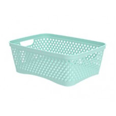 Корзинка «Ромбики» S (250х180х105мм) (мята)АП 461
