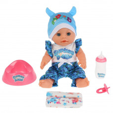 Пупс озвученный Дашенька 30см, 45 песен, стихов, фраз и звуков из м/ф в кор. Карапуз в кор.12шт Y30BB-BURD-BLUE