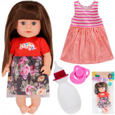 Пупс Miss Kapriz MK98007-5 с комплектом одежды в пак. FCJ0922919   