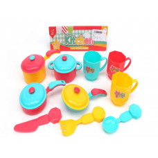 Набор посуды (14 предметов) пластик, 12,5х5,2х7см, в пакете ( Арт. 2147876)