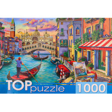 TOPpuzzle. ПАЗЛЫ 1000 элементов. ХТП1000-4144 Венецианский вечер