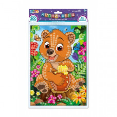 Аппликация из эва в пакете 21х30 см мишка МУЛЬТИ АРТ EVAPACK-112443   