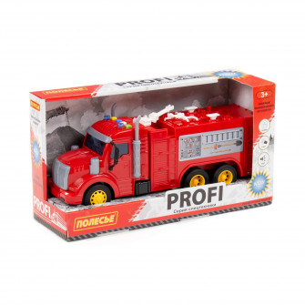 Профи, автомобиль-пожарный инерционный (со светом и звуком) (в коробке) 86518
