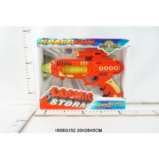 БЛАСТЕР НА БАТ. СВЕТ+ЗВУК В КОР. 20*26*5СМ в кор.2*54шт 1606G152